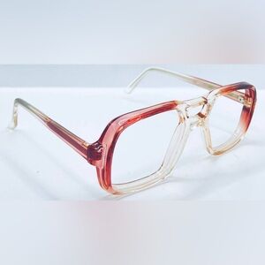 Vintage AO Brown Translucent Pilot Sunglasses Frames